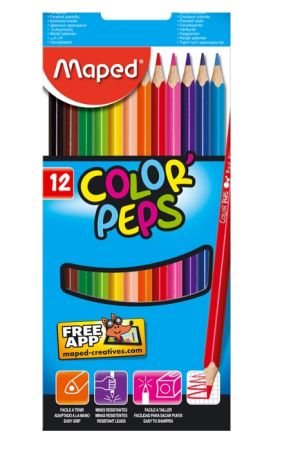 Maped Color Pencil 12 Shades