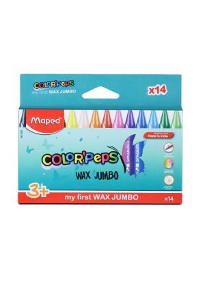 Maped Color Peps Wax Jumbo Crayons 14 Shades