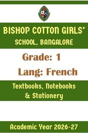 BCGS AY 26 Std 1 Lang French Textbooks Notebooks and Stationery