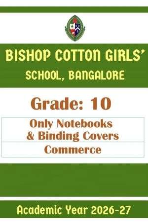 BCGS AY 26 Std 10 Commerce Only Notebooks