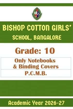 BCGS AY 26 Std 10 PCMB Only Notebooks