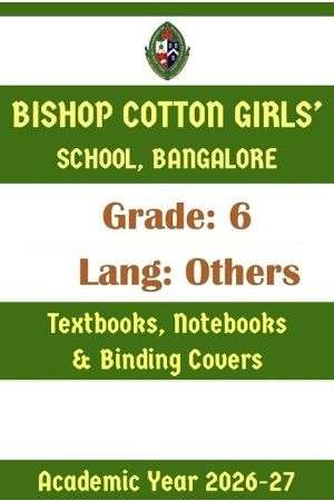 BCGS AY 26 Std 6 Lang Others Textbooks Notebooks and Stationery