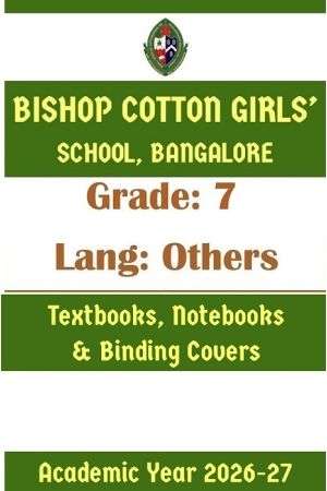 BCGS AY 26 Std 7 Lang Others Textbooks Notebooks and Stationery