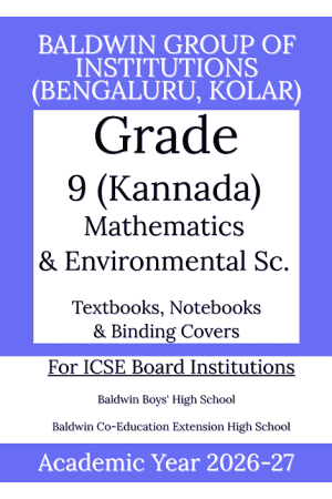 BIC AY 26 Std 9 Kannada, Environmental Science & Mathematics