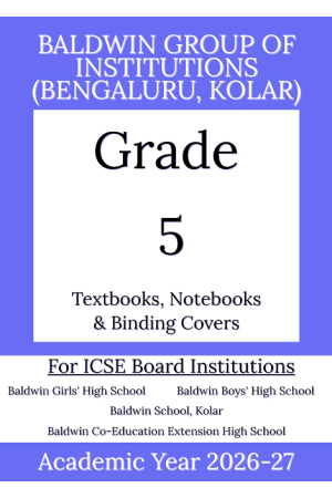 BIC AY 26 Std 5 Textbooks  Notebooks and Binding Covers