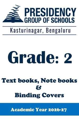 PSBE AY26 Std 2 CBSE Textbook, Notebook and Covers
