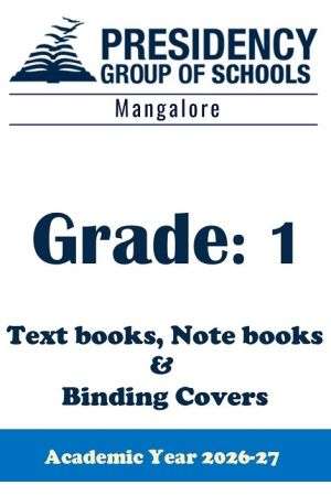 PSBMNG AY26 Std 1 CBSE Textbook, Notebook and Covers