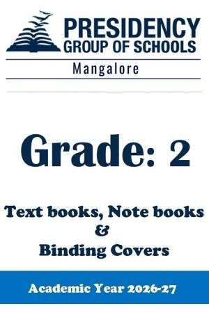PSBMNG AY26 Std 2 CBSE Textbook, Notebook and Covers