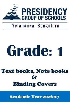 PSBN AY26 Std 1 CBSE Textbook, Notebook and Covers