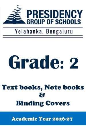 PSBN AY26 Std 2 CBSE Textbook, Notebook and Covers