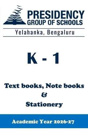 PSBN AY26 K 1 CBSE Textbook, Notebook and Stationery