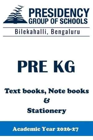 PSBS AY26 Pre KG CBSE Textbook, Notebook and Stationery