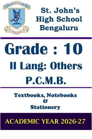 STJ Class 10 II Lang Others & PCMB Prescribed Study Kit | 2026