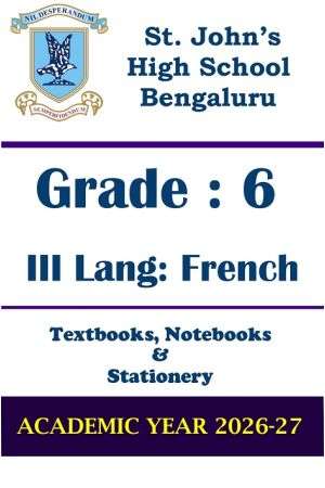 STJ Class 6 III Lang French Prescribed Study Kit | 2026