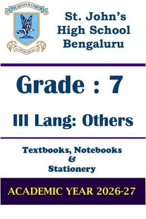 STJ Class 7 III Lang Others Prescribed Study Kit | 2026