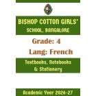 BCGS AY 26 Std 4 Lang French Textbooks Notebooks and Stationery