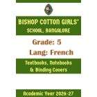 BCGS AY 26 Std 5 Lang French Textbooks Notebooks and Stationery