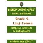 BCGS AY 26 Std 6 Lang French Textbooks Notebooks and Stationery