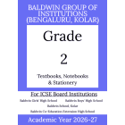 BIC AY 26 Std 2 Textbooks  Notebooks and Stationery