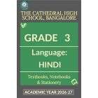 CHS Class 3 III Lang Hindi Prescribed Study Kit | 2026