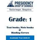 PSBE AY26 Std 1 CBSE Textbook, Notebook and Covers