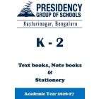PSBE AY26 K 2 CBSE Textbook, Notebook and Stationery