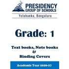 PSBN AY26 Std 1 CBSE Textbook, Notebook and Covers