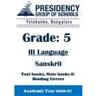 PSBN AY26 Std 5 CBSE III Sanskrit Textbook, Notebook and Covers