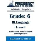 PSBN AY26 Std 6 CBSE III French Textbook, Notebook and Covers