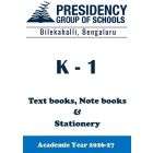 PSBS AY26 K 1 CBSE Textbook, Notebook and Stationery