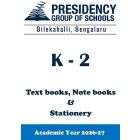 PSBS AY26 K 2 CBSE Textbook, Notebook and Stationery