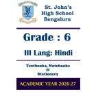 STJ Class 6 III Lang Hindi Prescribed Study Kit | 2026