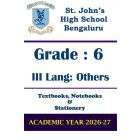 STJ Class 6 III Lang Others Prescribed Study Kit | 2026
