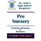 STJ Pre Nursery Prescribed Study Kit | 2026