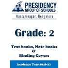 PSBE AY26 Std 2 CBSE Textbook, Notebook and Covers