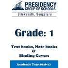 PSBS AY26 Std 1 CBSE Textbook, Notebook and Covers