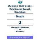 SMHS Rajajinagar | Std 2 | Prescribed Study Kit 2026
