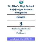 SMHS Rajajinagar | Std 3 | Prescribed Study Kit 2026