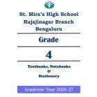 SMHS Rajajinagar | Std 4 | Prescribed Study Kit 2026