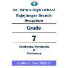 SMHS Rajajinagar | Std 7 | Prescribed Study Kit 2026